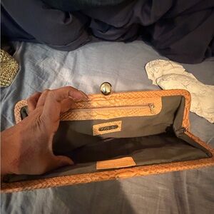 Elegant Tan Clutch Bag